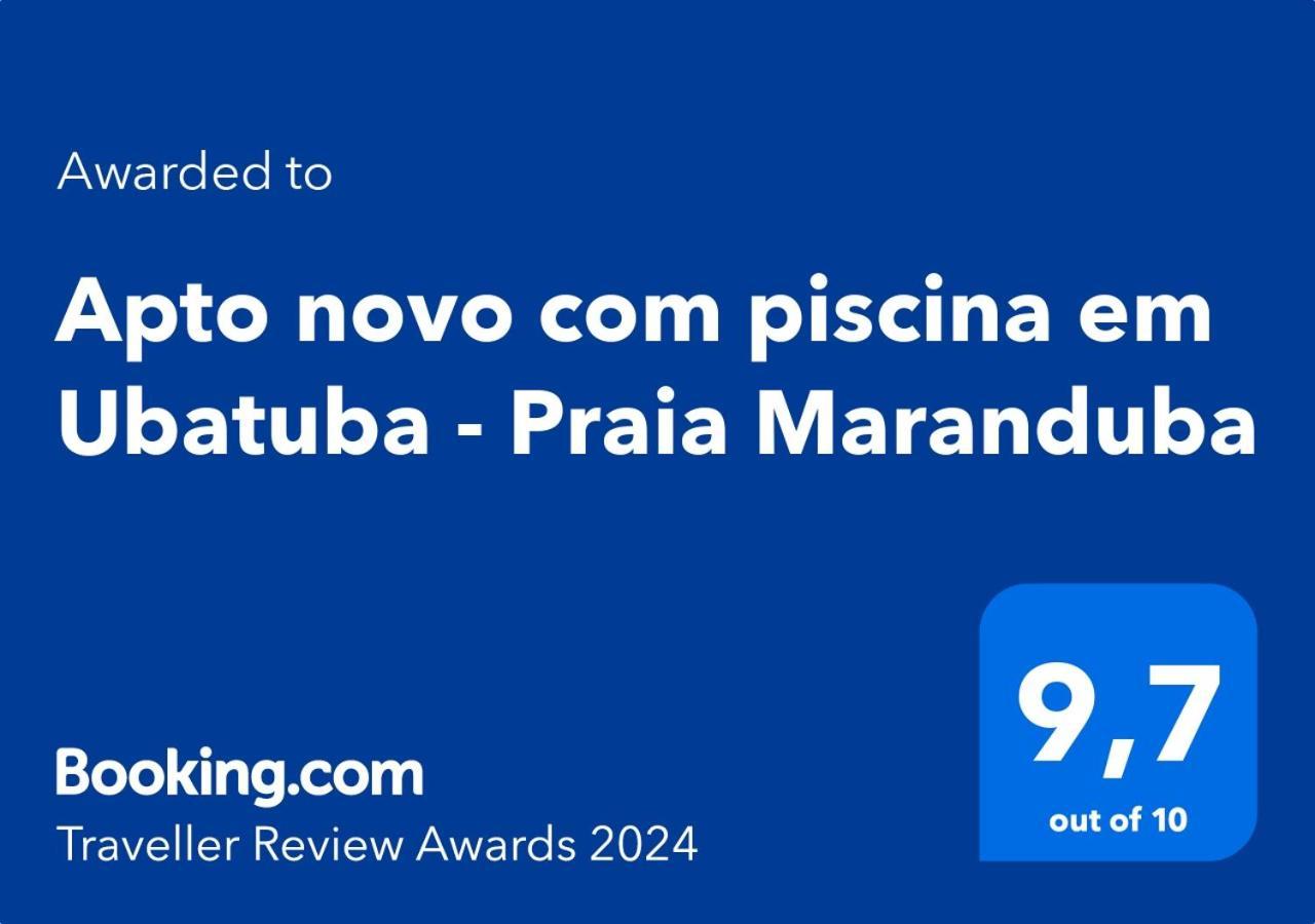 Apto Novo Com Piscina Em Ubatuba - Praia Maranduba Екстериор снимка